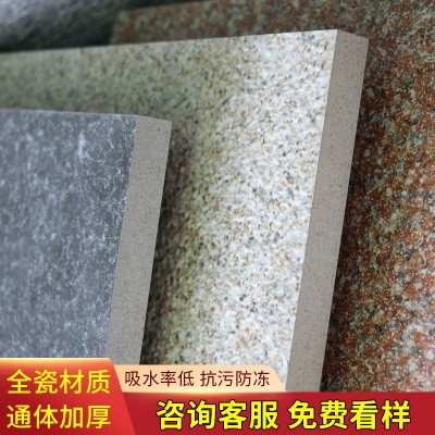 生态地铺石pc砖石英砖仿石砖仿花岗岩瓷砖庭院地砖园林景 观广场砖图3
