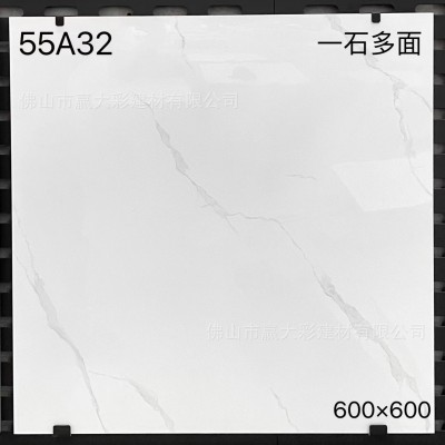 工厂工程600x600mm地板砖客厅卧室厨房瓷砖墙砖室内亮光抛釉砖图3