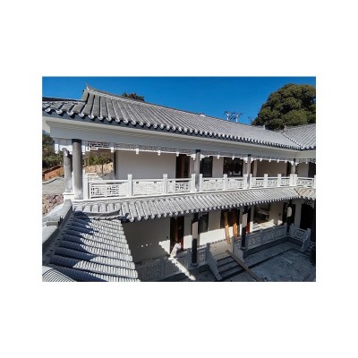 公园景观寺庙浮雕镂空石栏杆 屋外公园庭院小桥石雕汉白玉石栏杆图4