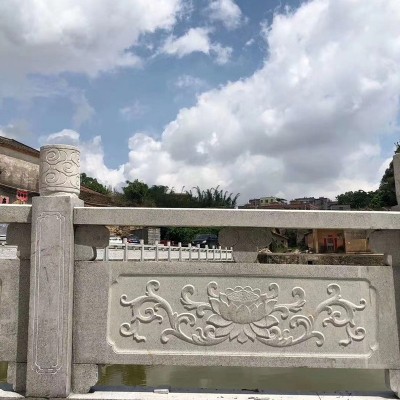 花岗岩石栏杆石围栏大理石栏杆桥梁栏杆河道护栏石雕池塘栏杆现货图4