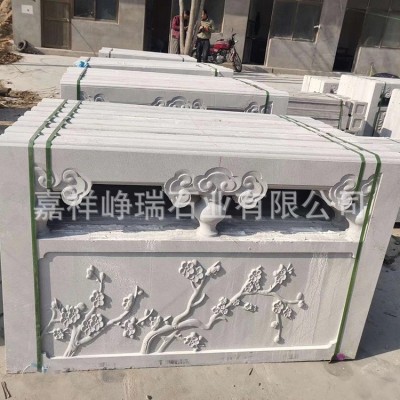小石桥拱桥摆件石雕护栏栏杆 别墅庭院景观仿古建筑装饰石栏杆图3