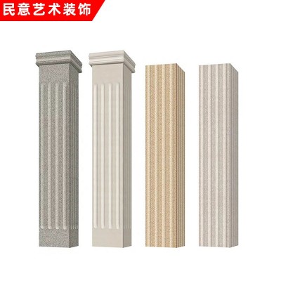 grc罗马柱 欧式构件别墅大门方柱造型装饰建筑水泥四方形圆形柱子图5