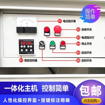 工地围挡喷淋系统厂房车间料仓除尘降温设备雾桩喷雾高压造雾景机图3