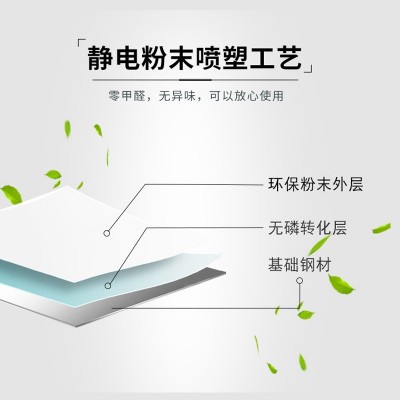 钢制上下铺学校宿舍公寓双层型材床工地工人铁艺铁架子床 双人床图3