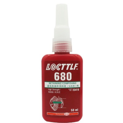 乐秦680胶水 高强度厌氧胶水螺纹密封锁固剂638圆柱形固持胶50ml图5