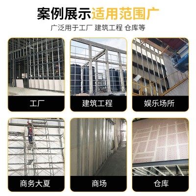耐火时长极限3-4小时防排烟风管包裹防火墙耐火硅酸盐水泥防火板图4