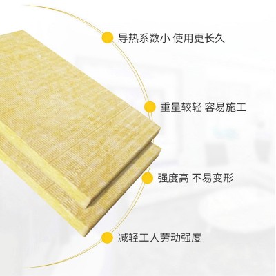 厂家直销批发建材建筑外墙隔热棉保温棉内墙隔音棉填充防火岩棉板图2