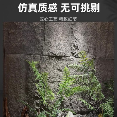 pu石皮背景墙蘑菇石PU仿石材轻质文化石外墙砖仿真石板大板超薄款图2