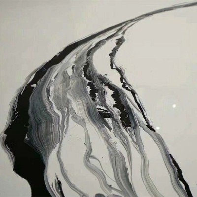防水环保QY-Y03水墨艺术地坪漆自流平室内油性环氧树脂漆图2