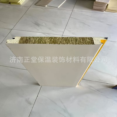 金属雕花板A级防火保温岩棉芯材 外墙阻燃装饰一体板 岩棉复合板图4