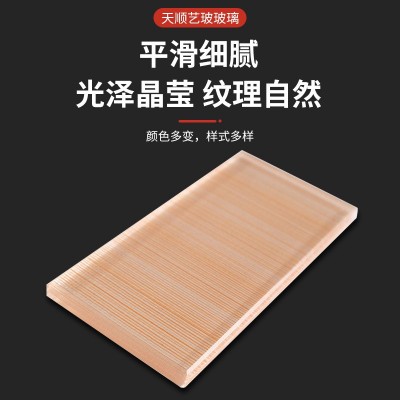 组装装饰玻璃防碎防爆工艺彩色玻璃装饰隔断推拉门钢化玻璃黑色图3