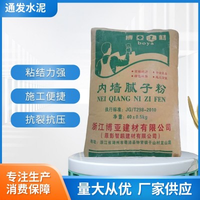 腻子粉厂家批发内墙白色腻子粉找平腻子粉家用内墙脱落修补腻子粉图1