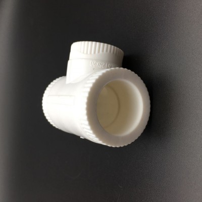 厂家批发PPR花边变径三通 异径三通 自来水管件 管件 ppr管件批发图2