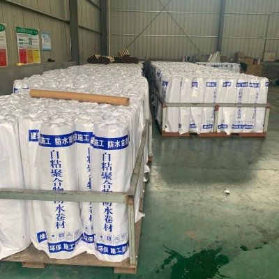 自粘聚合物改性沥青防水卷材彩钢瓦厂房用金属铝箔面自粘防水卷材图2