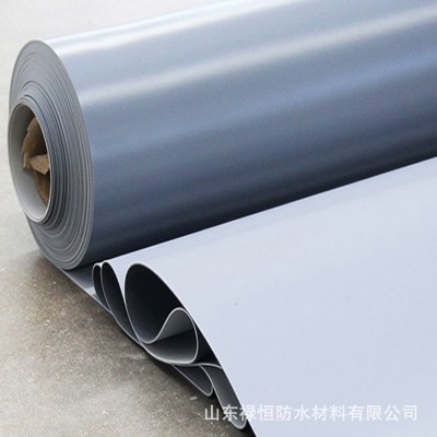 厂家供应聚氯乙烯PVC防水卷材光板带布加筋TPO高分子防水卷材图2