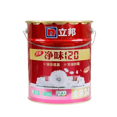 立邦乳胶漆环保墙漆净味120二合一墙面漆水性防霉防潮白 色哑光18L图5
