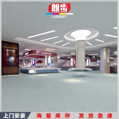 PVC地板厂家批发车间学校安装强化复合地胶加厚耐磨防水塑胶地垫图2