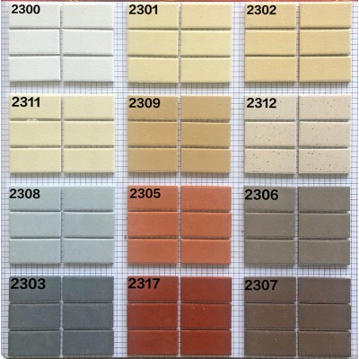 福建外墙砖 23x48mm通体外墙砖工程小区纸皮砖 彩码砖 马赛克瓷砖