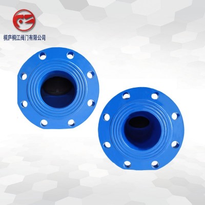 橡胶瓣止回阀H44X-16旋启式止回阀 卫生级橡胶板法兰单向阀批发价图4