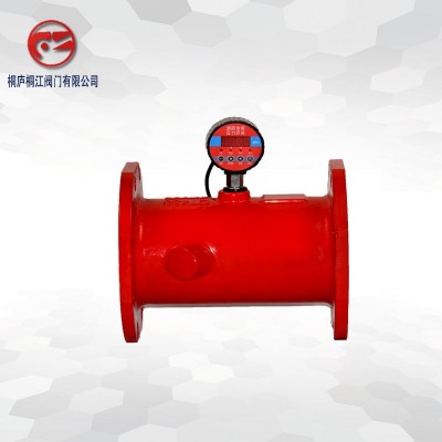 压力开关电子显示智能压力表 供水阀门DN100球墨铸铁阀体厂家直销图2