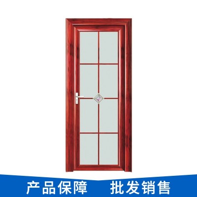 卫生间门玻璃门钛镁铝合金门家庭推拉房间门厕所浴室玻璃门供应图5