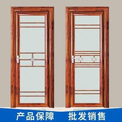 卫生间门玻璃门钛镁铝合金门家庭推拉房间门厕所浴室玻璃门供应图4