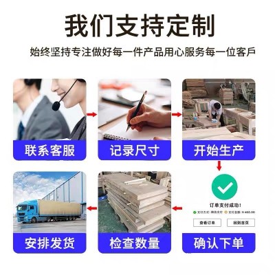 橡胶实木板指接桌面板吧台板餐桌办公电脑桌板飘窗台面板实木diy图3