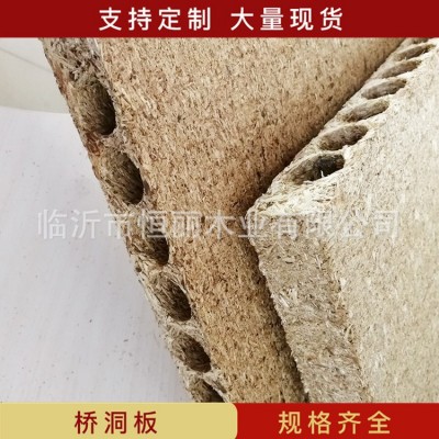 厂家销售木门门芯板桥洞力学板 门心填充E1级多种厚度空心刨花板图3