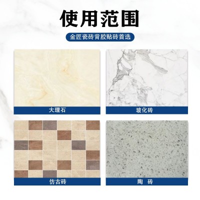 金匠瓷砖背胶玻化砖背涂胶地砖上墙瓷砖背胶粘合剂 5KG 厂家直销图4