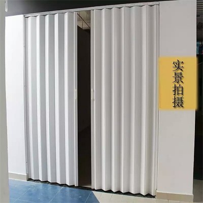 直供PVC折叠门室内推拉门 厨房开放式隔断吊轨简易门阳台伸缩 新图4