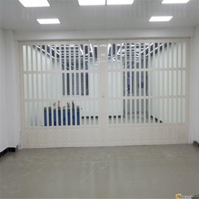 直供PVC折叠门室内推拉门 厨房开放式隔断吊轨简易门阳台伸缩 新图3