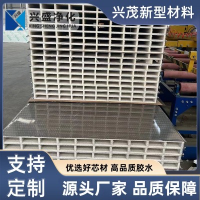 机制中空玻镁夹芯彩钢板 洁净室隔断吊顶用净化板 中空玻镁洁净板图4