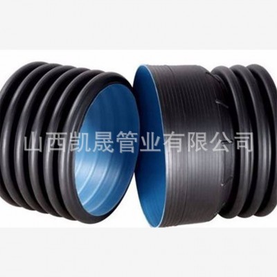hdpe双壁波纹管污水排水管排污联塑管国标大口径pe波纹管dn200图5