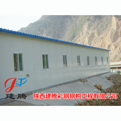 单层集装箱活动板房 西安工地拆装移动活动房设计图2