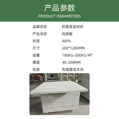 AEPS保温不燃硅质聚苯板匀质板外墙防火聚合物保温板微孔状匀质板图4