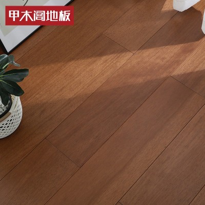 纯实木地板番龙眼冷灰色仿古橡木纹进口原木卧室环保厂家直销家用图3