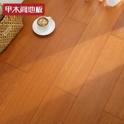 纯实木地板番龙眼冷灰色仿古橡木纹进口原木卧室环保厂家直销家用图4