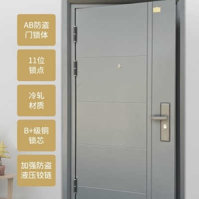 入户钢质门进户门家用 简约风格 防盗门 出租房 厂家直供图2