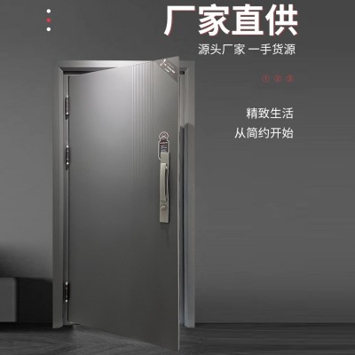 甲级防盗门简约家装入户门甲级入户门轻奢防盗门钢质入户门安全门图3