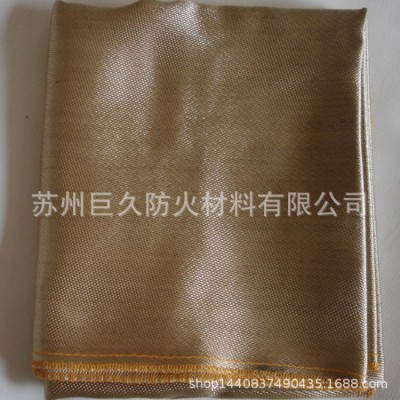 厂家批发耐火布A级灰色硅胶玻纤防火布耐高温风筒挡烟垂壁布图4
