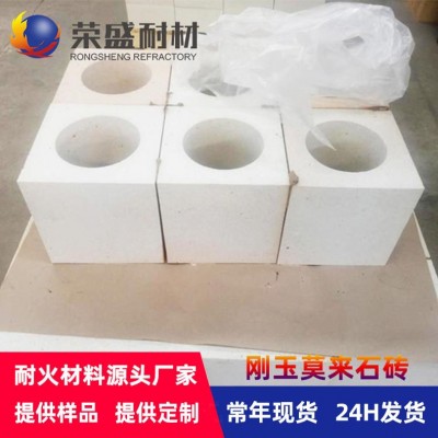 河南厂家耐火砖现货供应 玻璃窑炉抗热震耐火耐磨损 刚玉莫来石砖图2