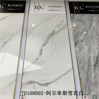 800*1600普佩斯深灰通体大理石瓷砖 别墅客厅大板地砖 背景墙瓷砖图4