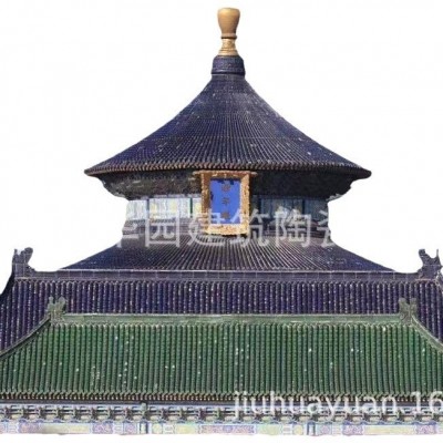 古典园林屋顶装饰配件宝顶葫芦宝顶庭院宝顶陶制规格瓦当齐全屋脊图4