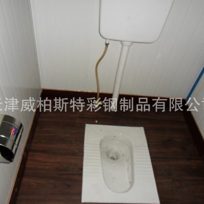 厂家批发彩钢房建筑工地办公室集装箱活动板房 彩钢板房移动厕所图3