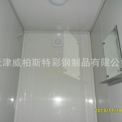 厂家批发彩钢房建筑工地办公室集装箱活动板房 彩钢板房移动厕所图5