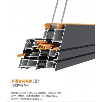 凤铝112系列2.0厚性能系统窗别墅平开窗封阳台自建房断桥平开窗图2