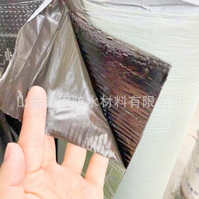 包邮1.5mm高聚物改性沥青防水卷材无胎自粘 彩钢瓦专用自粘卷材图4