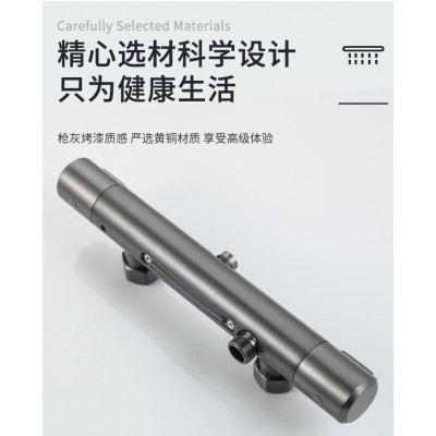 VOPPO沃泊新款恒温三档瀑布出水三功能淋浴花洒套装13021图4