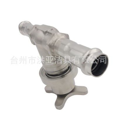 304不锈钢卡压闸阀入墙式暗装水管止水阀DN20图5