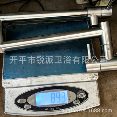 304不锈钢拉丝浴缸单冷水龙头 阳台厨房加长水咀洗手盆水龙头图4